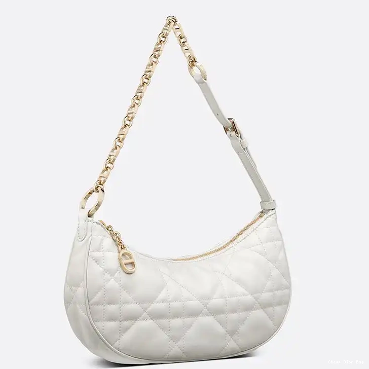 Cheap Dior Bag White Lambskin Lounge Bag Dior CD Cannage 0505